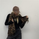 sciarpa  in viscosa calda animalier